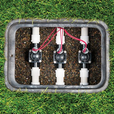 solenoid valve junction box|irrigation valve box large.